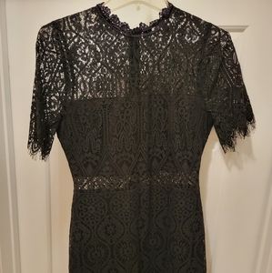 Lulu's black lace coctail dress